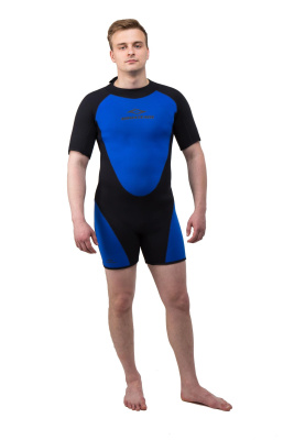 Гидрокостюм Шорти мужской 3мм нейлон/нейлон черно-синий